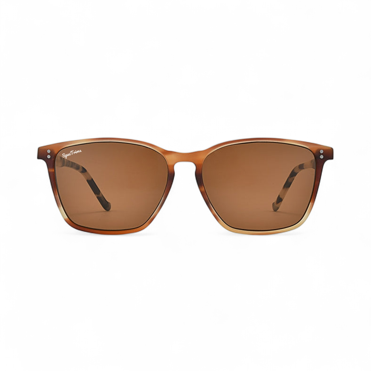 Brown Signature Dune Sunglasses Front View