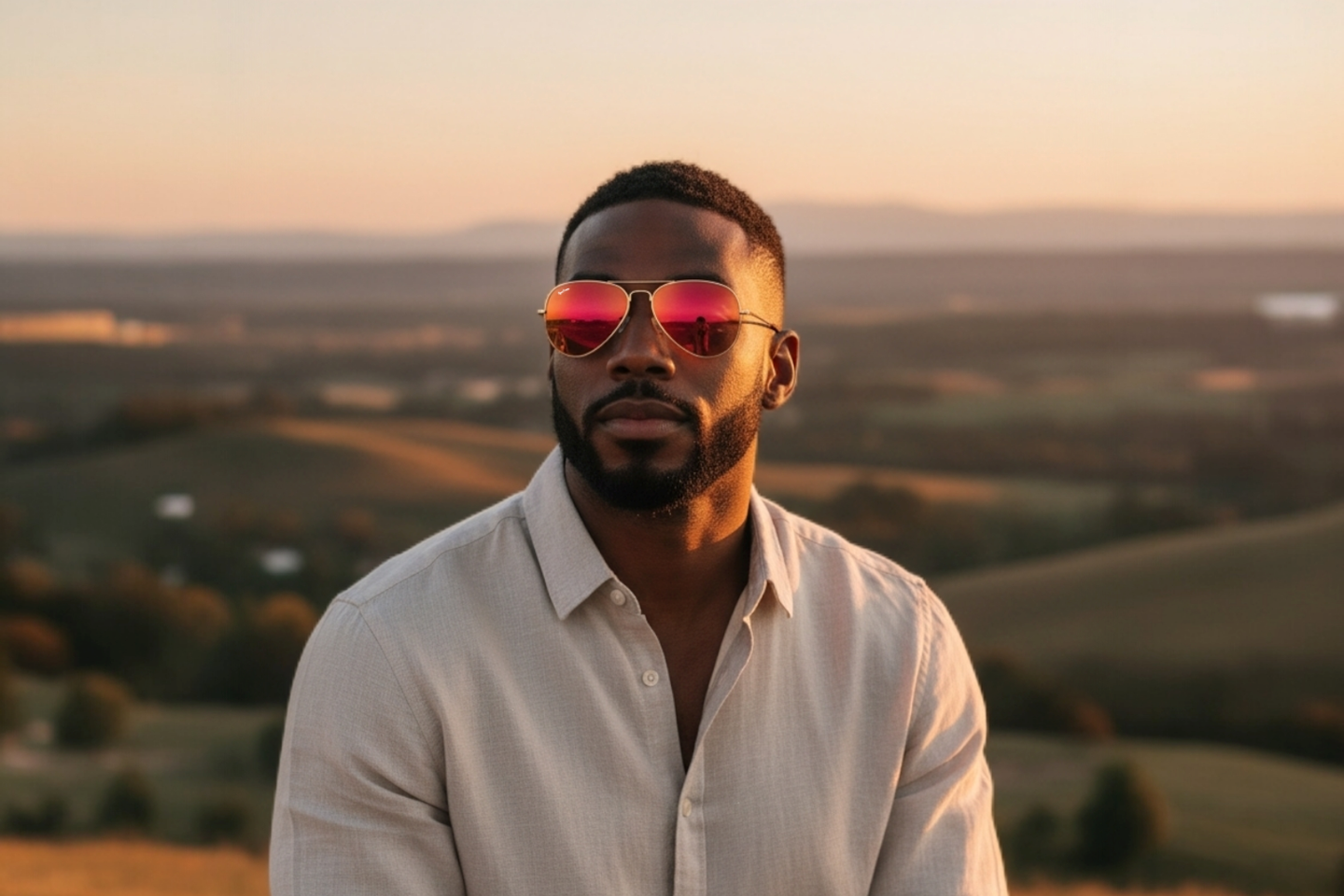 Sunset Aviator Sunglasses