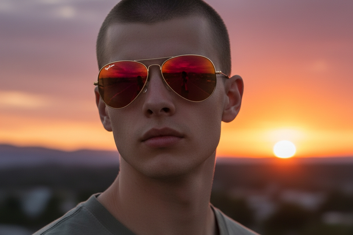 Sunset Aviator Sunglasses